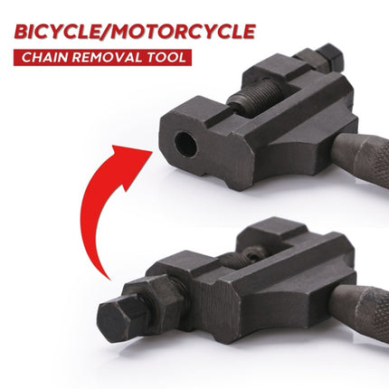 Motorcycle / Bicycle Chain Remover 420-530 Interchangeable Handle Card Type Chain Removal Tool