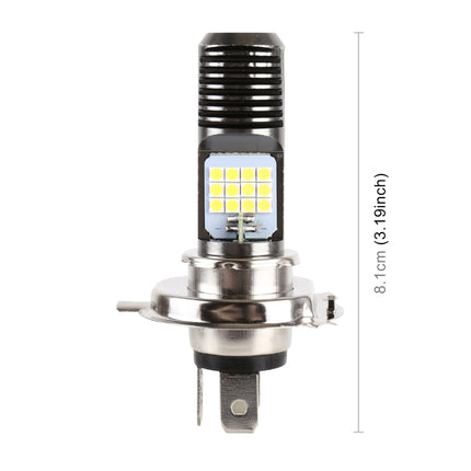H4 DC12V / 7.4W Motorcycle LED Headlight with 24LEDs SMD-3030 Lamp Beads