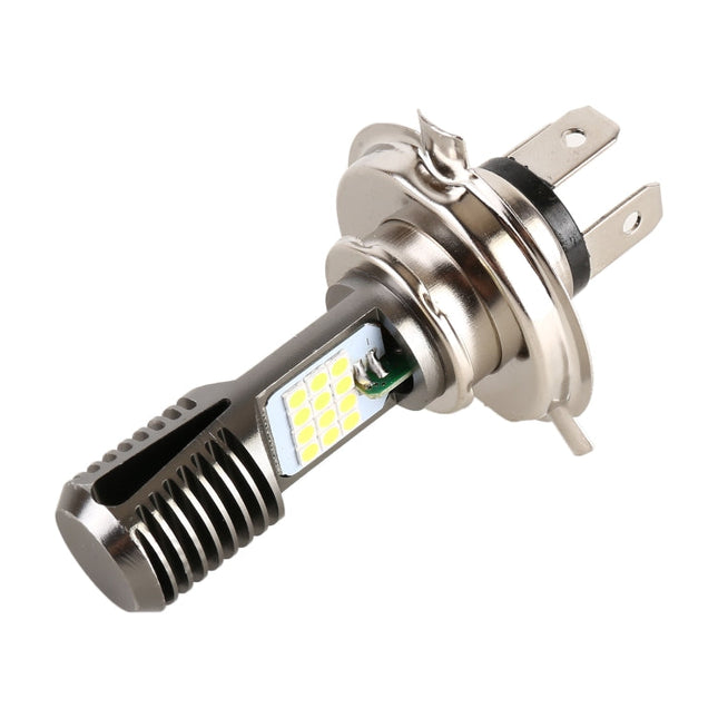H4 DC12V / 7.4W Motorcycle LED Headlight with 24LEDs SMD-3030 Lamp Beads, H4 Style 2 (White Light), H4 Style 2 (Yellow + White)