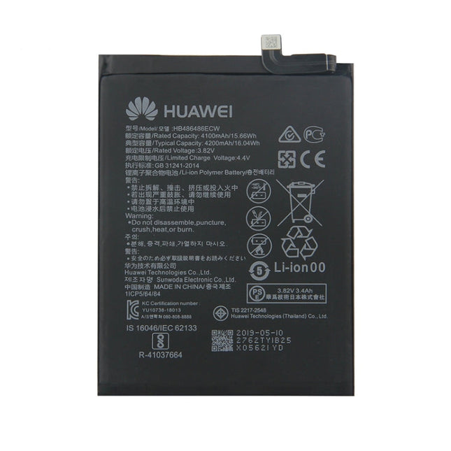 HB486486ECW Li-ion Polymer Battery for Huawei P30 Pro / Mate 20 Pro, For Huawei P30  / Mate 20 ProPro