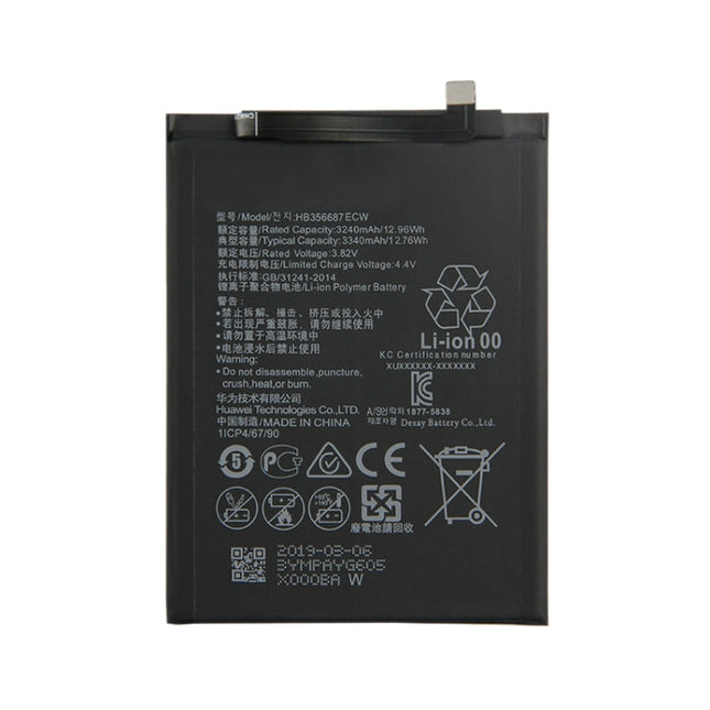 Li-ion Polymer Battery for Huawei Nova 2 Plus / Nova 2s / Mate 10 Lite /  Nova 3i / Nova 4e /Honor 7X / P30 Lite, For Nova 2 Plus