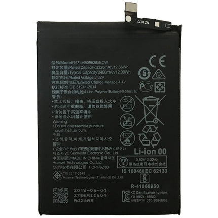 HB396285ECW Li-ion Polymer Battery for Huawei P20 / Honor 10 / Nova Lite 3, For Honor 10
