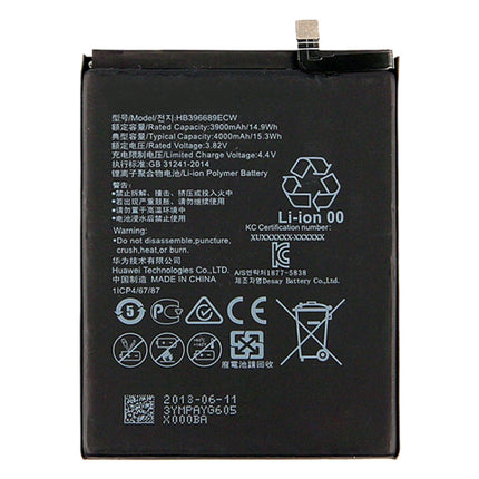 HB396689ECW Li-ion Polymer Battery for Huawei Mate 9 / Mate 9 Pro / Honor 8C / Y9 (2018), For Mate 9 Pro