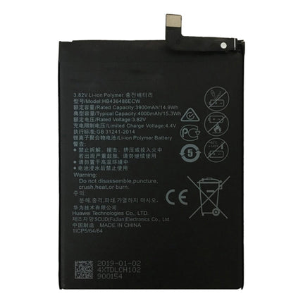 HB436486ECW Li-ion Polymer Battery for Huawei Mate 10 / Mate 10 Pro / Mate 10 Lite / P20 Pro / P30 Pro, For Mate 10