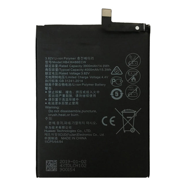 HB436486ECW Li-ion Polymer Battery for Huawei Mate 10 / Mate 10 Pro / Mate 10 Lite / P20 Pro / P30 Pro, For Mate 10