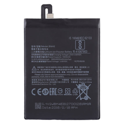 BM4E 3900mAh for Xiaomi Pocophone F1 Li-Polymer Battery, Pocophone F1