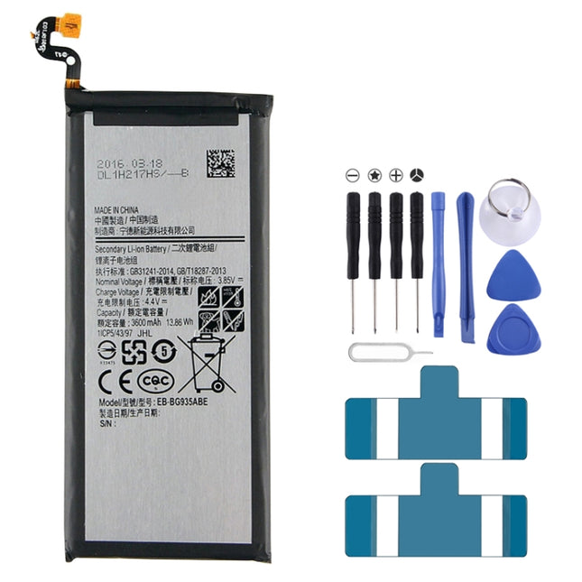 3600mAh Li-Polymer Battery EB-BG935ABE for Samsung Galaxy S7 Edge / G935A / G935F / G935V / G935T / G935U, For Galaxy S7 Edge