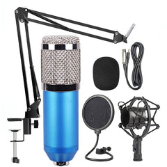 BM-800 Network K-Song Dedicated High-end Metal Shock Mount Microphone Set, BM800 Kit Black, BM800 Kit Pink, BM800 Kit Blue, BM800 Kit White