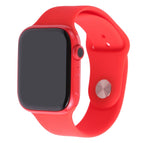For Apple Watch Series 7 41mm Black Screen / Red