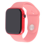 For Apple Watch Series 7 45mm No Watchband Black Screen / Red