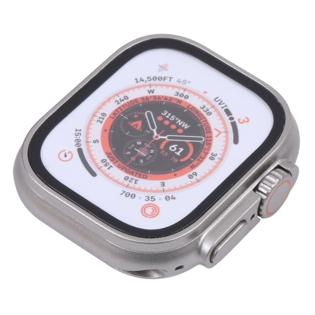 For Apple Watch Ultra 49mm Color Screen Non-Working Fake Dummy Display Model, For Photographing Watch-strap, No Watchband, 49mm Color Screen, No Watchband (Silver)