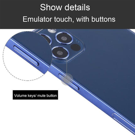 Black Screen Non-Working Fake Dummy Display Model for iPhone 12 Pro Max, Light Version, For iPhone 12 Pro Max Black Screen Light Version