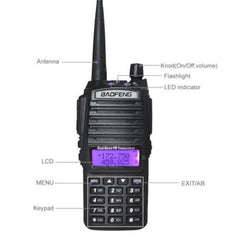 BaoFeng UV-82 5W Dual Band Two-Way Radio FM VHF UHF Handheld Walkie Talkie, UV-82