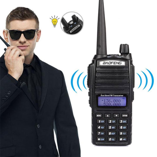 BaoFeng UV-82 5W Dual Band Two-Way Radio FM VHF UHF Handheld Walkie Talkie, UV-82