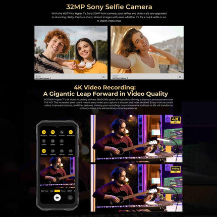 HOTWAV Hyper 7 Rugged Phone, 8GB+256GB, 10800mAh, 6.6 inch Android 14 MediaTek Dimensity 7050 5G, Network: 5G, OTG, NFC