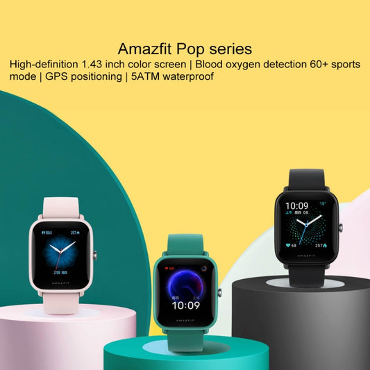 Original Xiaomi Youpin Amazfit Pop Smart Watch, Amazfit Pop Pink