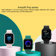 Original Xiaomi Youpin Amazfit Pop Smart Watch, Amazfit Pop Black, Amazfit Pop Pink, Amazfit Pop Green