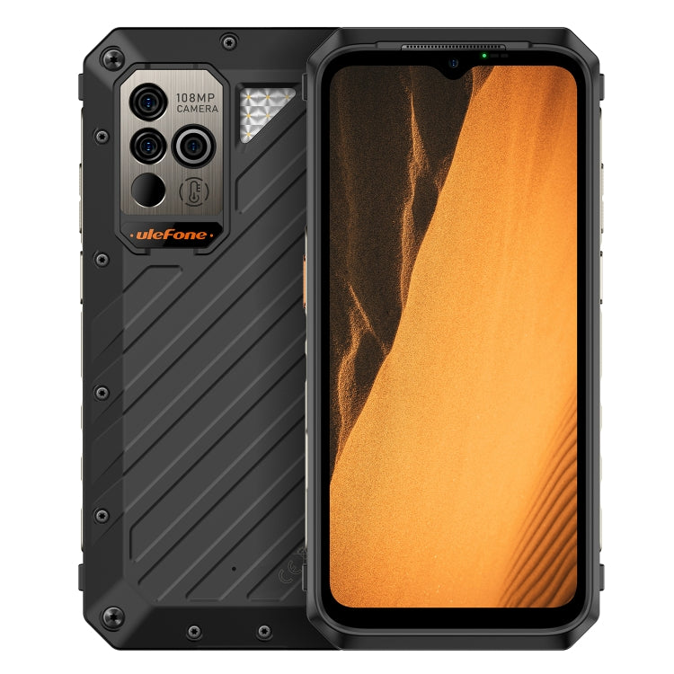 Triple Back Cameras, 9600mAh Battery, IP68/IP69K Waterproof Dustproof Shockproof, Side Fingerprint Identification, 6.58 inch Android 12 MediaTek Helio G99 MT6789 Octa Core up to 2.2GHz, Network: 4G, OTG, NFC, Global Version with Google Play