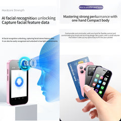 Face Recognition, 3.0 inch Android 9.0 MTK6739CW Quad Core up to 1.28GHz, OTG, Network: 4G, Dual SIM, Support Google Play, 3GB+32GB