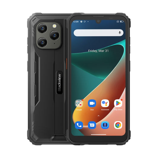 IP68/IP69K/MIL-STD-810H, Face Unlock, 6580mAh Battery, 6.1 inch Android 12 MTK6765 Helio P35 Octa Core up to 2.3GHz, Network: 4G, OTG, NFC, Dual SIM, BV5300 Pro, 4GB+64GB