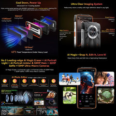 Blackview BV8200 Rugged Phone, 12GB+256GB, 6.5 inch + 1.3 inch Android 14 MediaTekHelio G100 MT8781, Network: 4G, NFC