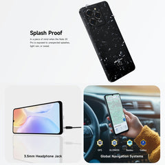 Ulefone Note 20 Pro, 4GB+128GB, Face ID & Side Fingerprint, 6000mAh, 6.75 inch Android 14 Unisoc T606 Octa Core, Network: 4G, Dual SIM, OTG, 4GB+128GB