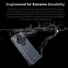 Oukitel WP35 S 4G Rugged Phone, 6GB+256GB, IP68/IP69K, Side Fingerprint, 11000mAh, 6.56 inch Android 14 MediaTek Helio G85 Octa Core, NFC, OTG, Network: 4G, WP35 S 4G