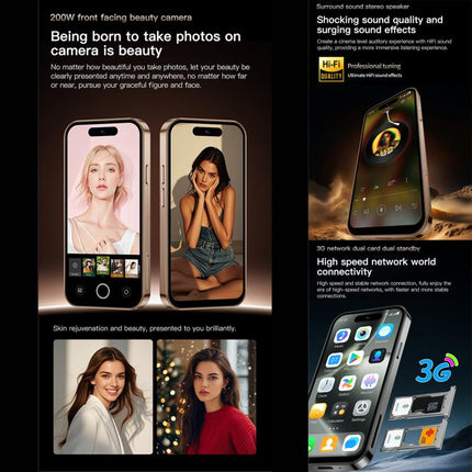 SOYES ONEMYTH M16 Pro, 2GB+16GB, 4.0 inch Android 10.0 MTK6580 Quad Core, Network: 3G, Dual SIM