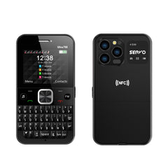 SERVO U700, 2.4 inch, MTK6261D, 58 Full Keyboards, Support Bluetooth, FM, NFC, Quick Dial, Flashlight, GSM, Quad SIM