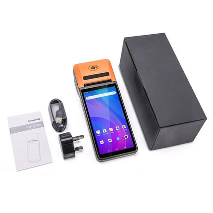 UNIWA V4P Standard Edition, 6 inch NFC Android 13 Smart Handheld POS Phone with Thermal Printer, 3GB+16GB, Unisoc SC9863a Octa Core, Network: 4G, V4P Standard Edition