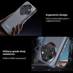 Oukitel WP35 Pro 5G Rugged Phone, 12GB+512GB, 6.6 inch MediaTek Dimensity 6300 Octa Core, NFC, OTG, Network: 5G