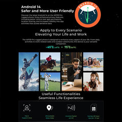 Oukitel WP39 Pro 5G Rugged Phone, 12GB+512GB, Night Vision, Fingerprint Identification, 6.6 inch Android 14 MediaTek Dimensity 6300 Octa Core, NFC, OTG, Network: 5G