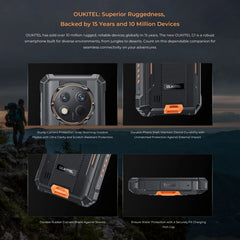 Oukitel G1 Rugged Phone, 6GB+256GB, Fingerprint Identification, 6.52 inch Android 14 T606 Octa Core, NFC, OTG, Network: 4G