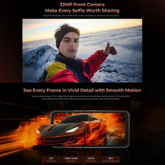 Oukitel WP55 5G Rugged Phone, 12GB+256GB, 108MP Camera, Fingerprint Identification, 6.6 inch MediaTek Dimensity 7025 Octa Core, NFC, OTG, Network: 5G