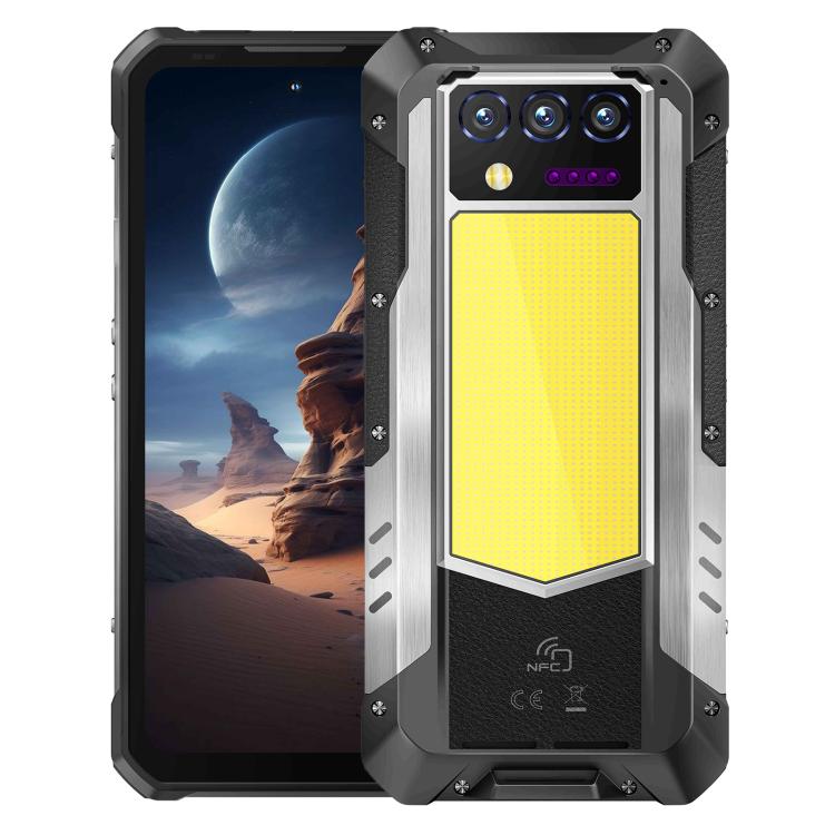 Oukitel WP100 TITAN 5G Projector Rugged Phone, 16GB+512GB, 200MP Camera, Fingerprint Identification, 6.8 inch Android 14 MediaTek Dimensity 7300 Octa Core, NFC, OTG, Network: 5G