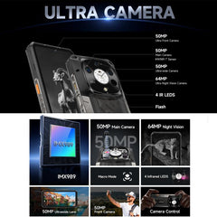 Ulefone Armor 28 Pro Rugged Phone, 16GB+512GB, Night Vision, 10600mAh, 6.67 inch + 1.04 inch Android 15 MediaTek Dimensity 7300 Octa Core, Network: 5G, NFC