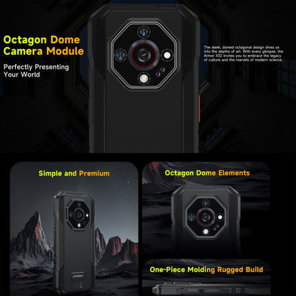 Ulefone Armor X32 Rugged Phone, 8GB+256GB, Night Vision, 5.65 inch Android 14 MediaTek Helio G91 Octa Core, Network: 4G, NFC, OTG