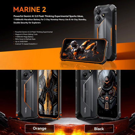 Blackview Oscal Marine 2, 4GB+64GB, 6.56 inch Android 15 Unisoc UMS9230E T615 Octa Core, Network: 4G, OTG, NFC, 4GB+64GB