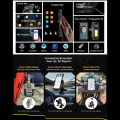 Ulefone Armor 30, 12GB+512GB, Night Vision, IP68/IP69K Rugged Phone, 6.95 inch Android 15 MediaTek Helio G100 Octa Core, Network: 4G, NFC, OTG
