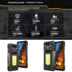 Ulefone Armor 30, 12GB+512GB, Night Vision, IP68/IP69K Rugged Phone, 6.95 inch Android 15 MediaTek Helio G100 Octa Core, Network: 4G, NFC, OTG