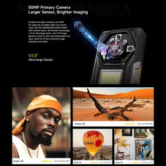 Ulefone Armor 30, 12GB+512GB, Night Vision, IP68/IP69K Rugged Phone, 6.95 inch Android 15 MediaTek Helio G100 Octa Core, Network: 4G, NFC, OTG