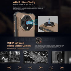 Ulefone Armor X16 Pro, 5GB+256GB, Night Vision, IP68/IP69K Rugged Phone, 6.56 inch Android 15 MediaTek Dimensity 6300 Octa Core, Network: 5G, NFC, OTG