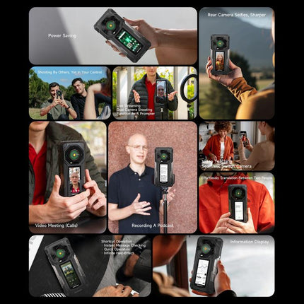 Ulefone Armor 33 Pro Rugged Phone, 16GB+512GB, Night Vision, 6.95 inch + 3.4 inch Dual Screen Android 14 MediaTek Dimensity 7300X Octa Core, Network: 5G, OTG, NFC, Armor 33 Pro