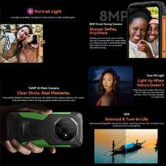 Blackview FORT 1, 4GB+128GB, 6.56 inch Android 15 Unisoc UMS9230E T615 Octa Core, Network: 4G, OTG, NFC