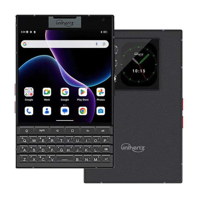 Unihertz Titan 2 QWERTY Physical Keyboard Phone, 12GB+512GB, Fingerprint, 4.5 inch + 2 inch Android 15 Dimensity 7300 5G Octa-Core, Network: 5G, NFC, OTG