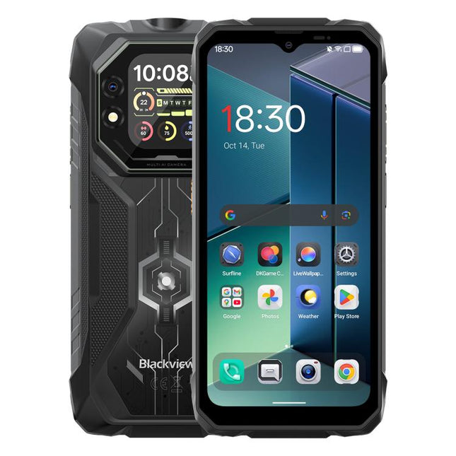 Blackview ROCK 1 Rugged Phone, 8GB+256GB, 6.56 inch Android 16 MT6769V/CB Helio G81 Octa Core, Network: 4G, OTG, NFC, ROCK 1 8GB+256GB
