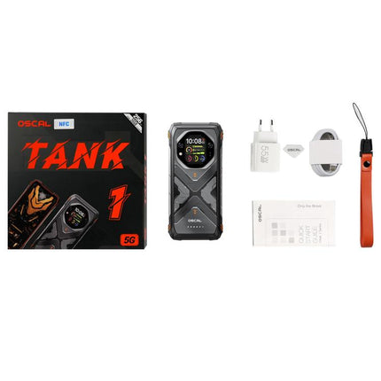 Blackview Oscal TANK 1, 16GB+512GB, 6.78 inch Android 15 DokeOS 4.2 Mediatek Dimensity 7050 Octa Core, Network: 5G, OTG, NFC, 16GB+512GB