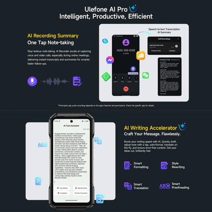 Ulefone Armor 27T+ Rugged Phone, 12GB+256GB, Thermal Imager, Night Vision, 10600mAh, 6.78 inch Android 14 MediaTek Helio G99 Octa Core, Network: 4G, NFC, OTG, Armor 27T+