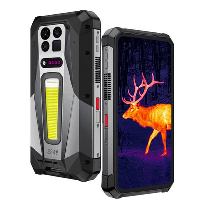 Unihertz 8849 Tank 5 Pro Thermal Imaging Projector Rugged Phone, 18GB+512GB, Side Fingerprint, Night Vision, 6.73 inch Android 16 MediaTek MT6989 Dimensity 9400e Octa Core, Network: 5G, NFC, Tank 5 Pro 18GB+512GB