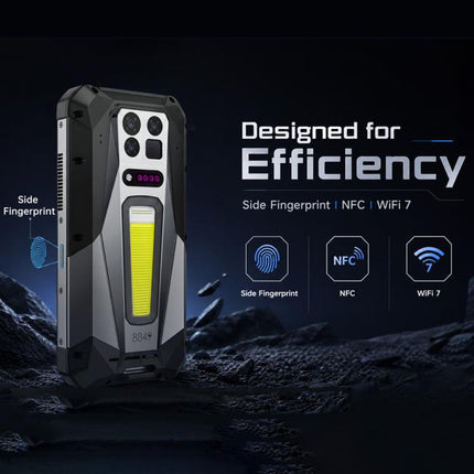 Unihertz 8849 Tank 5 Pro Thermal Imaging Projector Rugged Phone, 18GB+512GB, Side Fingerprint, Night Vision, 6.73 inch Android 16 MediaTek MT6989 Dimensity 9400e Octa Core, Network: 5G, NFC, Tank 5 Pro 18GB+512GB